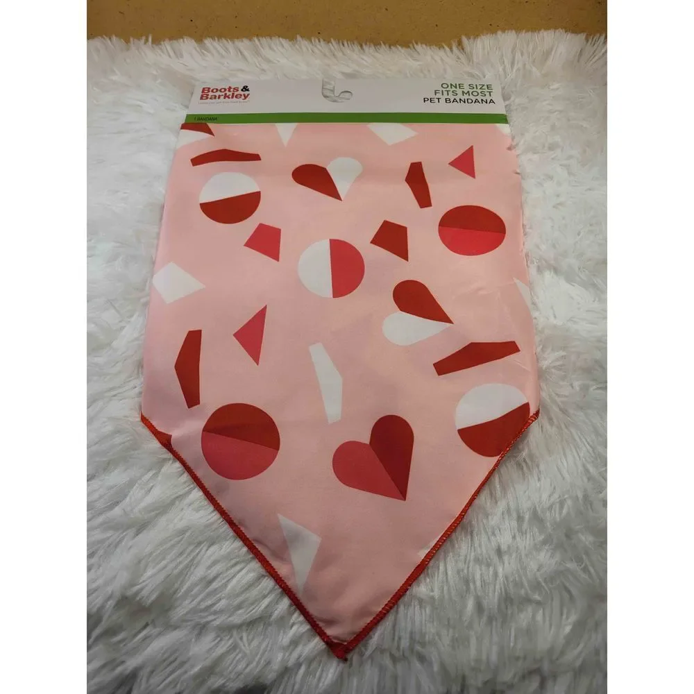 Boots & Barkley Valentine's Bandana- OSFM- NWT